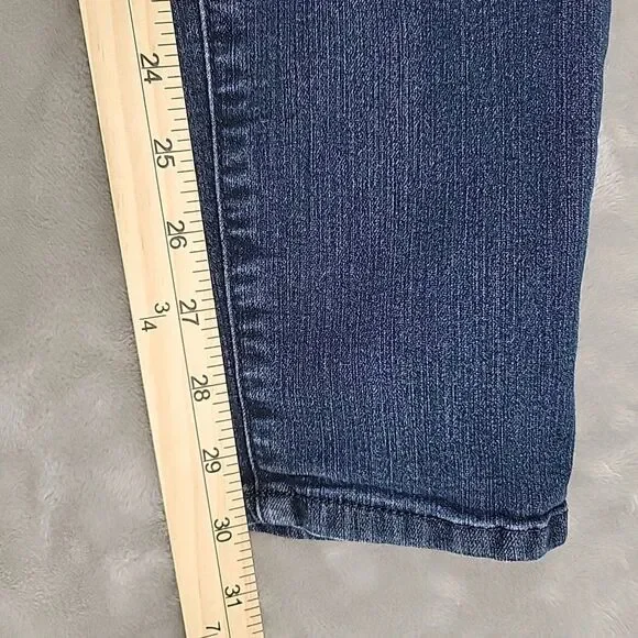 Democracy 'Ab'solution Womens Jeans Size 12 Tapered Leg Stretch Waist 34x30 - Picture 11 of 12